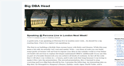 Desktop Screenshot of bigdbahead.com